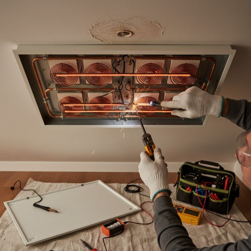 Panel Heating Installation detail